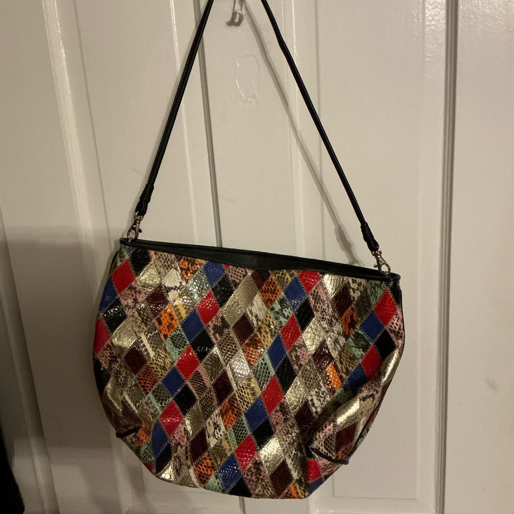 Multi colored purse